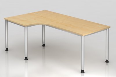 Winkelschreibtisch Hamburg 200 cm Ahorn